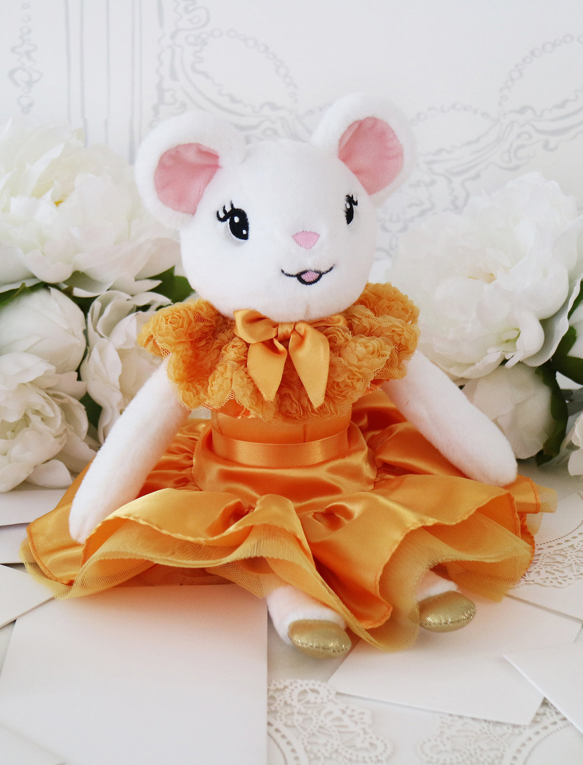 Claris Plush Toy 30cm Très Chic Tangerine