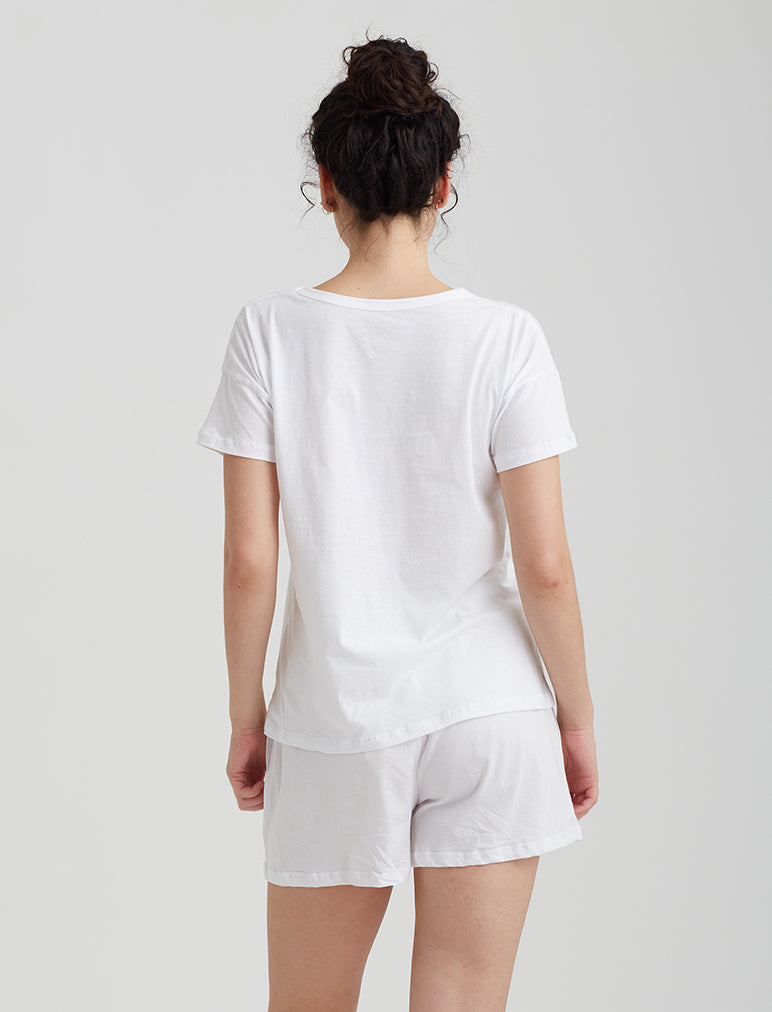Jada Organic Cotton Knit Tee