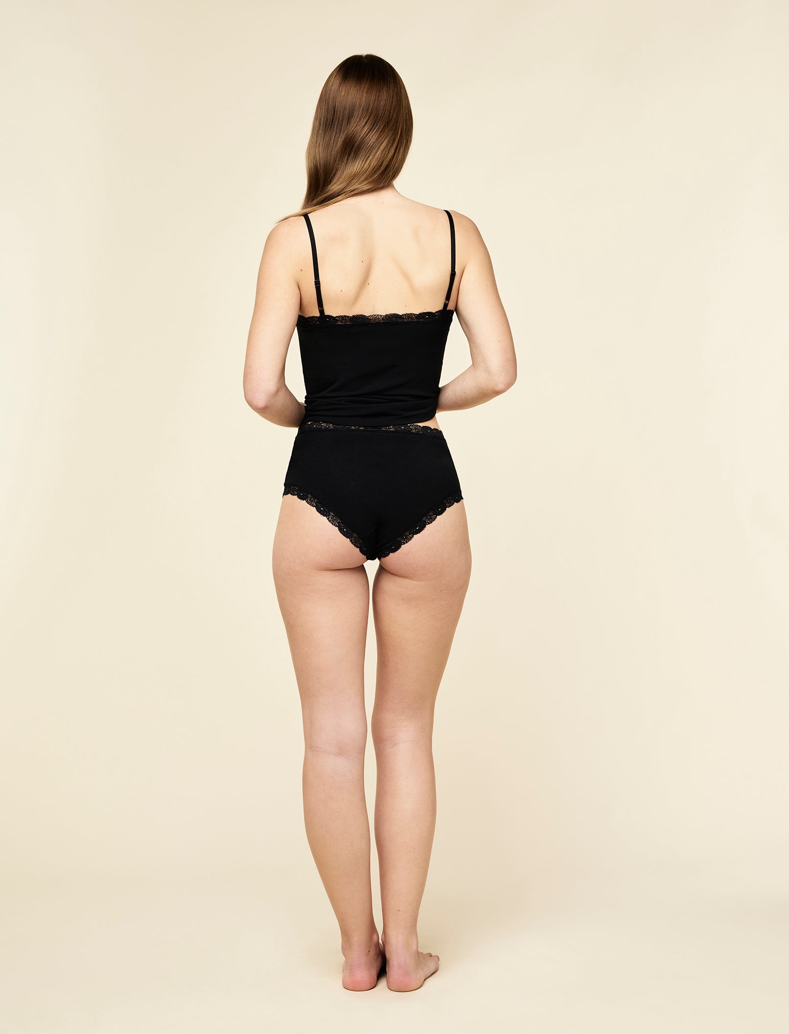 Ellie Lace Trim Highrise Knicker