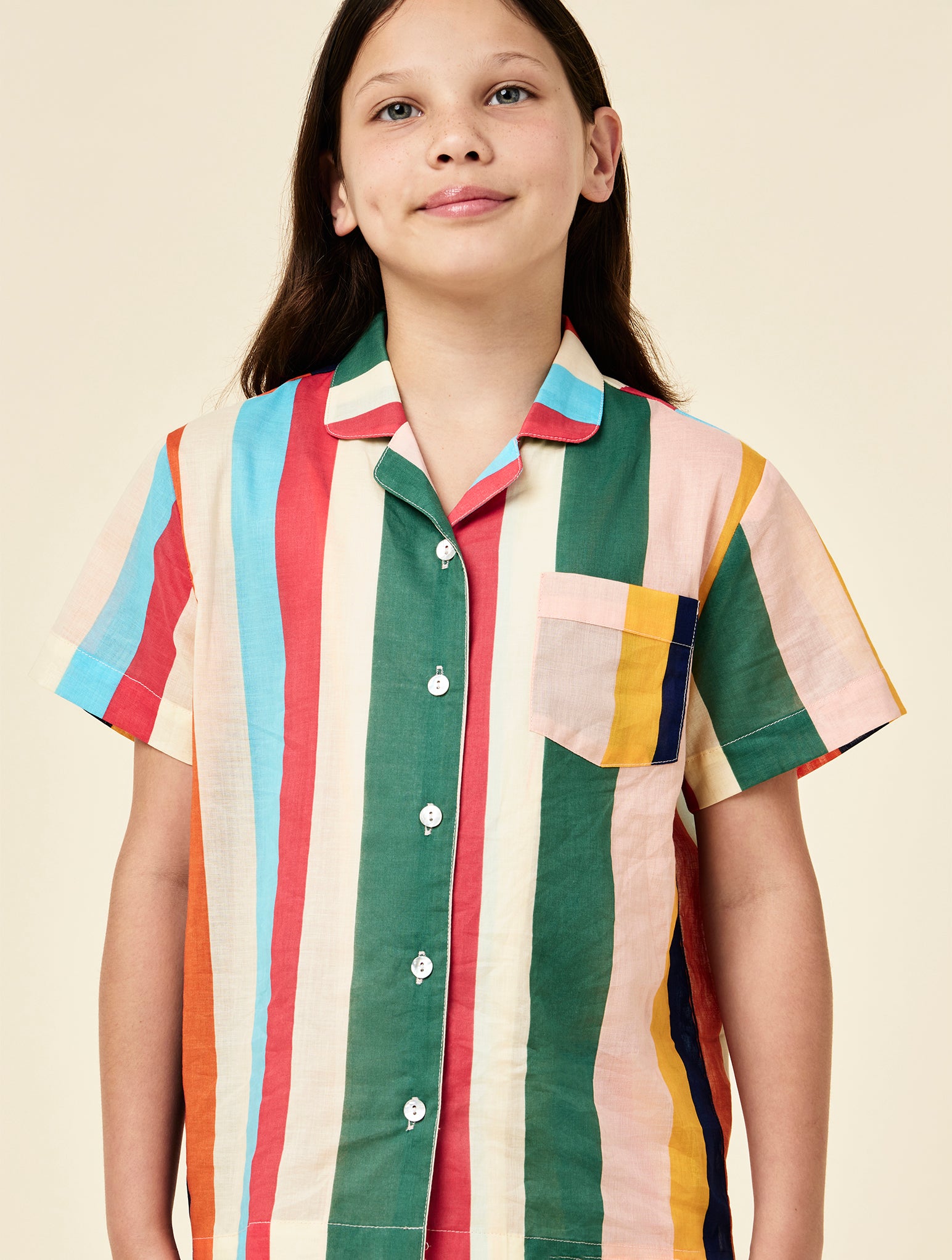 Kids Holiday Stripe Boxer PJ