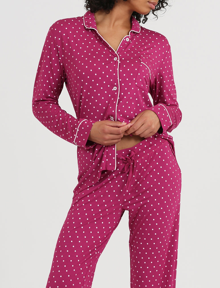 Kate Modal Soft Full Length PJ Set