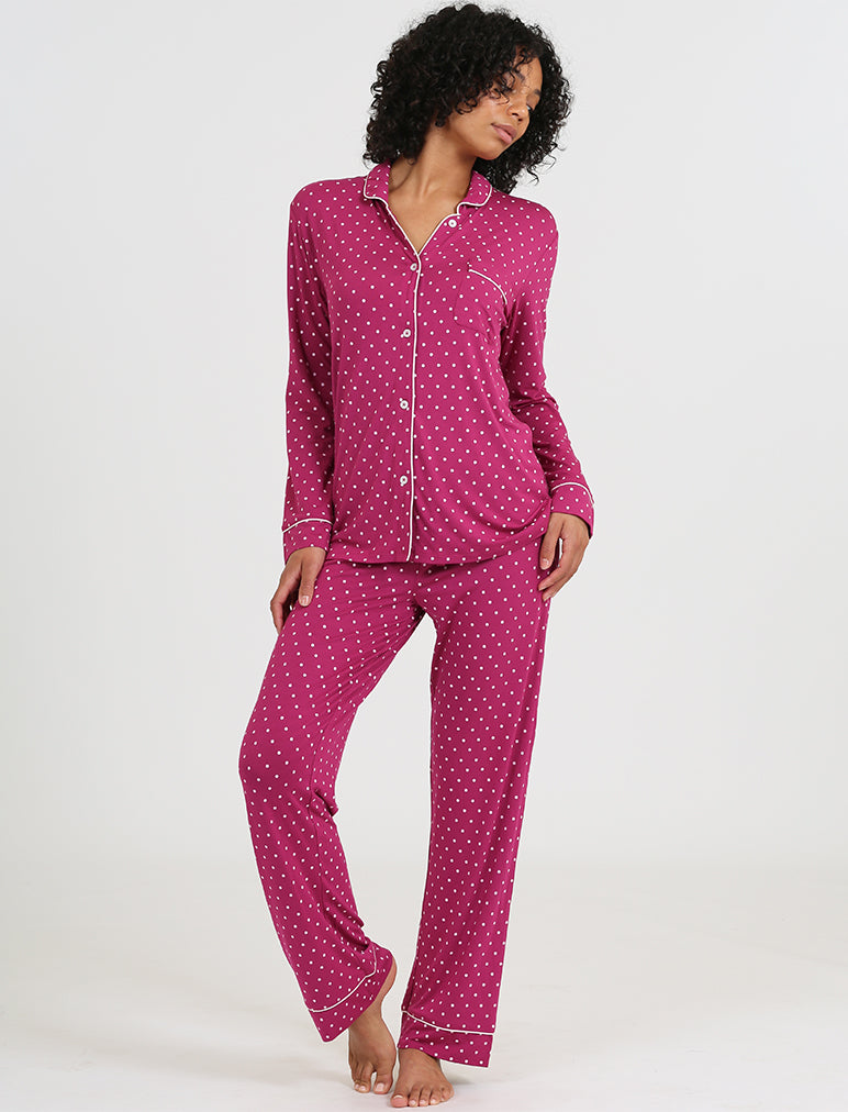 Kate Modal Soft Full Length PJ Set