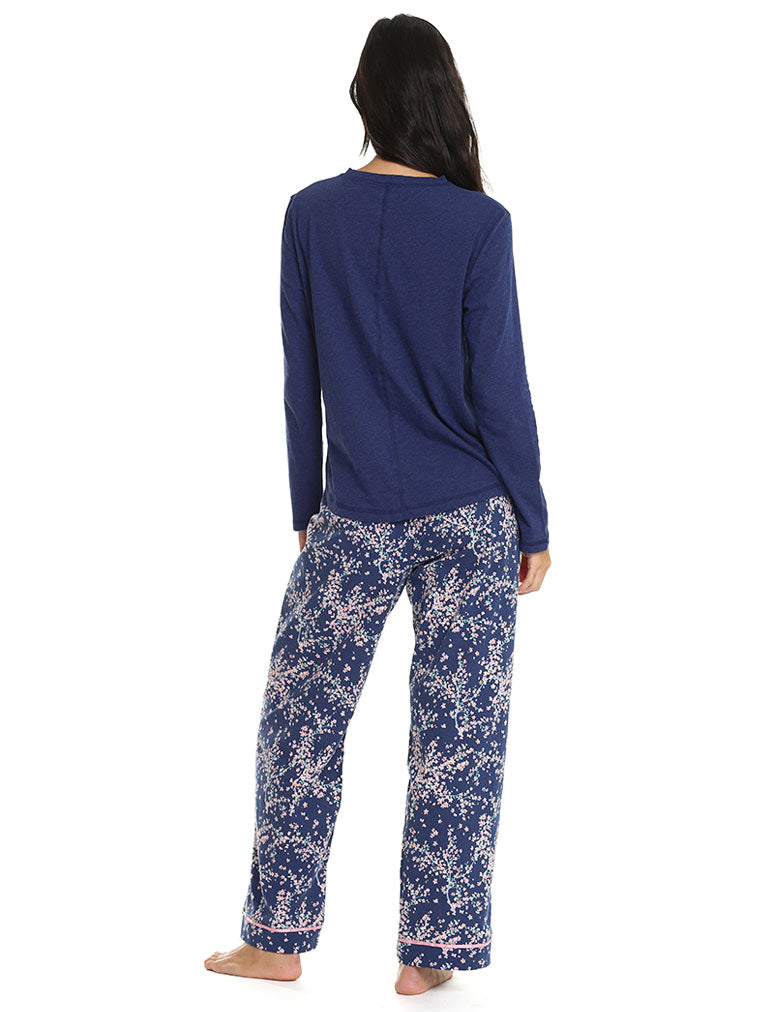 Cheri Blossom Pant and Organic Cotton LS Top