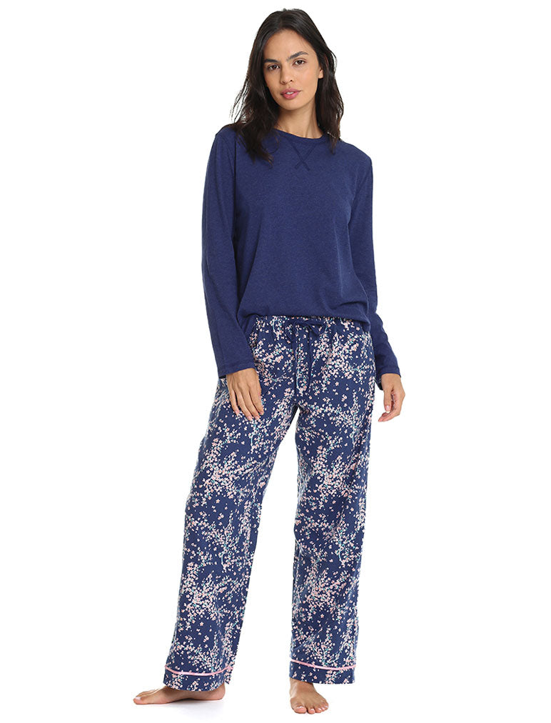 Cheri Blossom Pant and Organic Cotton LS Top