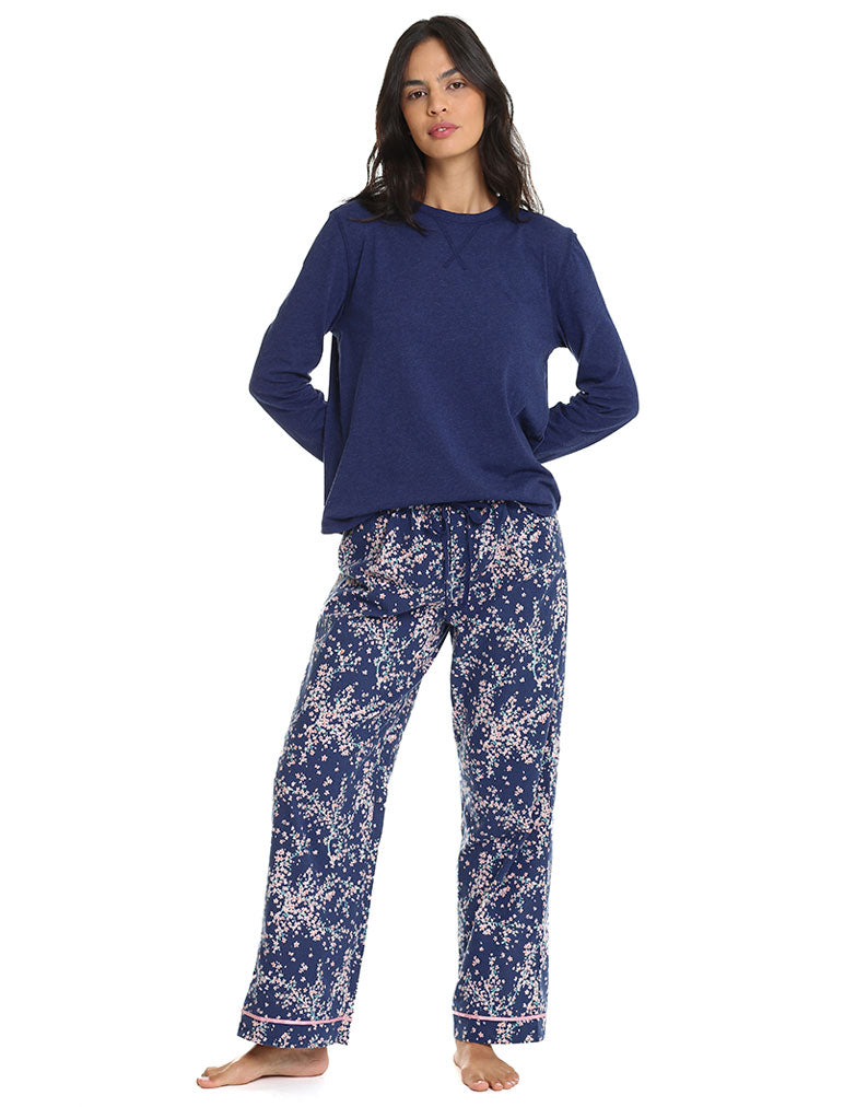 Cheri Blossom Pant and Organic Cotton LS Top