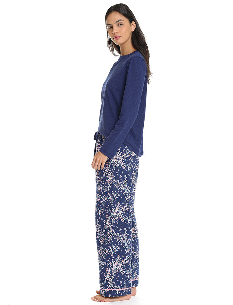 Cheri Blossom Pant and Organic Cotton LS Top