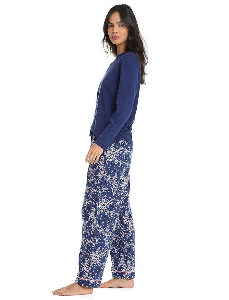 Cheri Blossom Pant and Organic Cotton LS Top