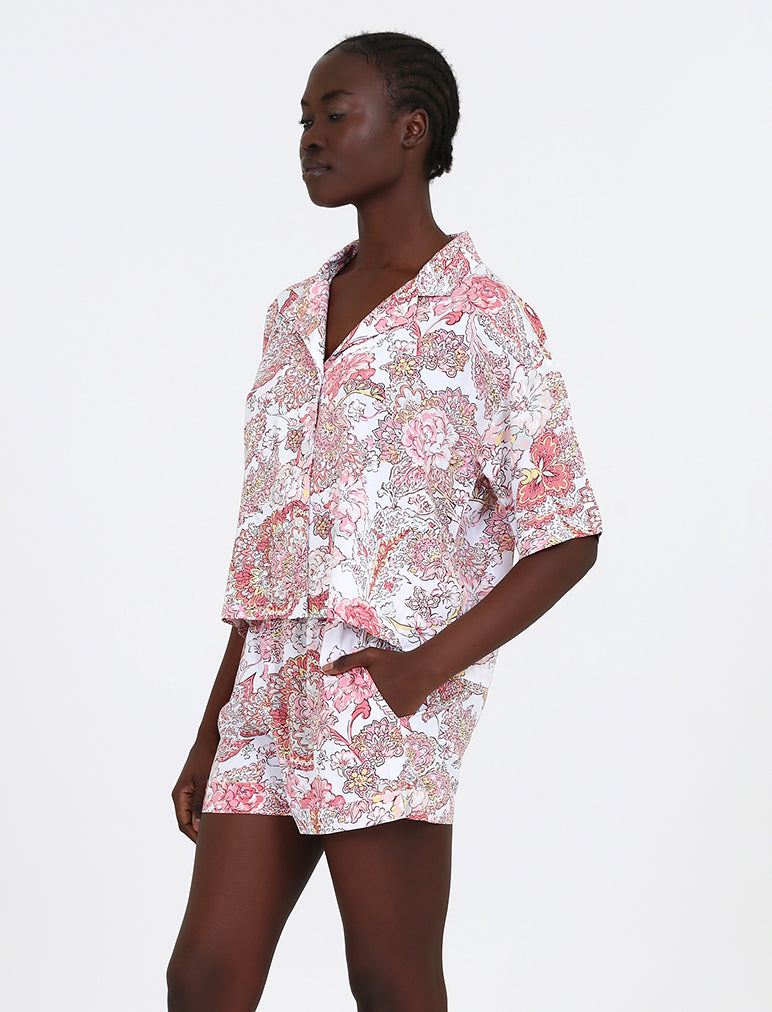 Ella Crop Boxer PJ Set