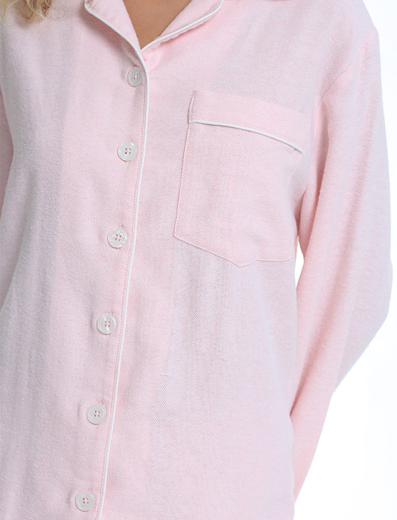 Herringbone Organic Cotton PJ