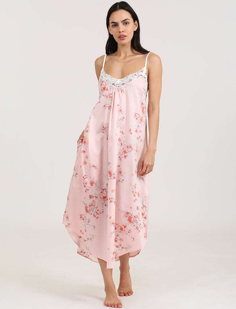 Jardin Lace Front Maxi Nightie