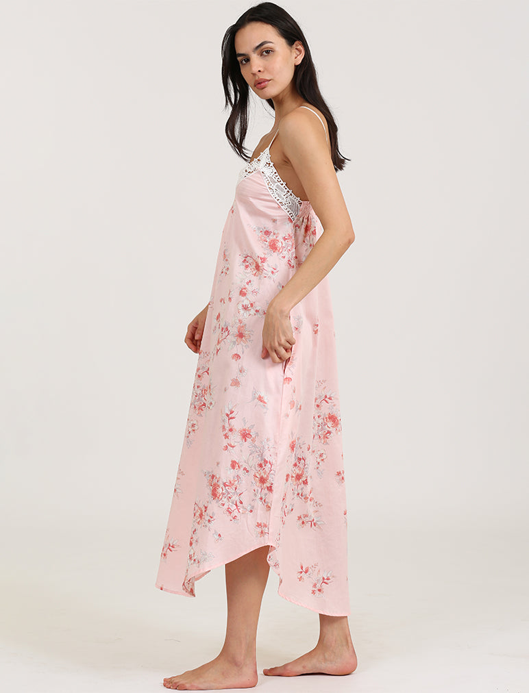 Jardin Lace Front Maxi Nightie