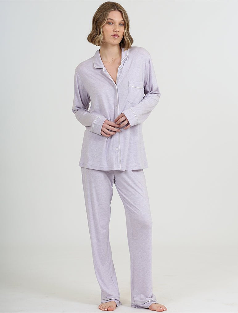 Kate Modal Soft Full Length PJ Set