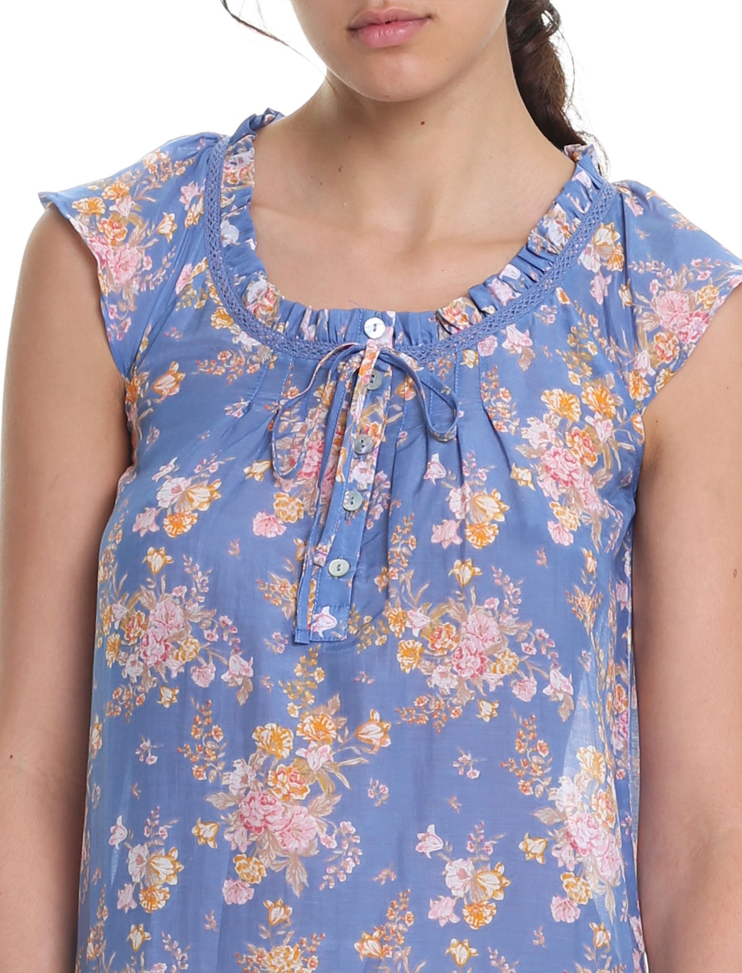 Lou Lou Bleu Flutter Nightie