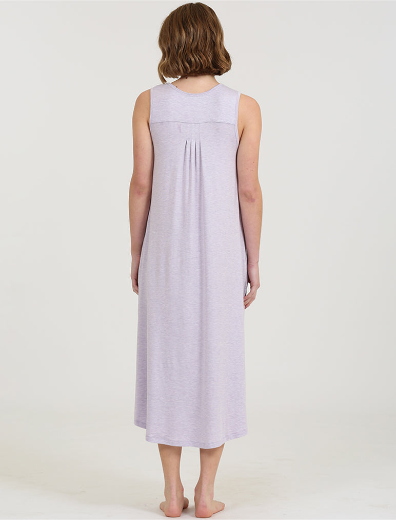 Kate Modal Soft Pleat Front Maxi Nightie