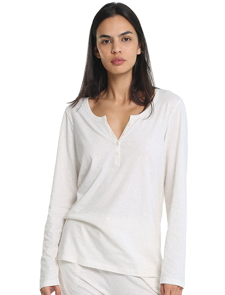 Jada Organic Cotton Knit Henley
