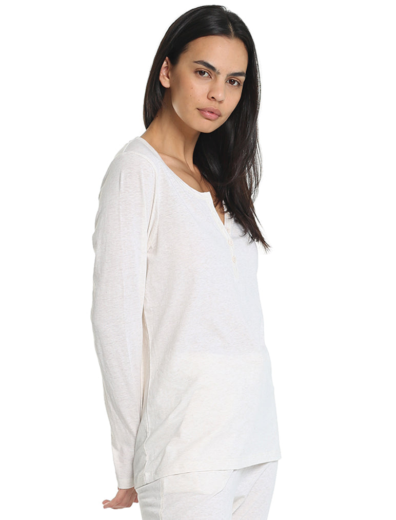 Jada Organic Cotton Knit Henley