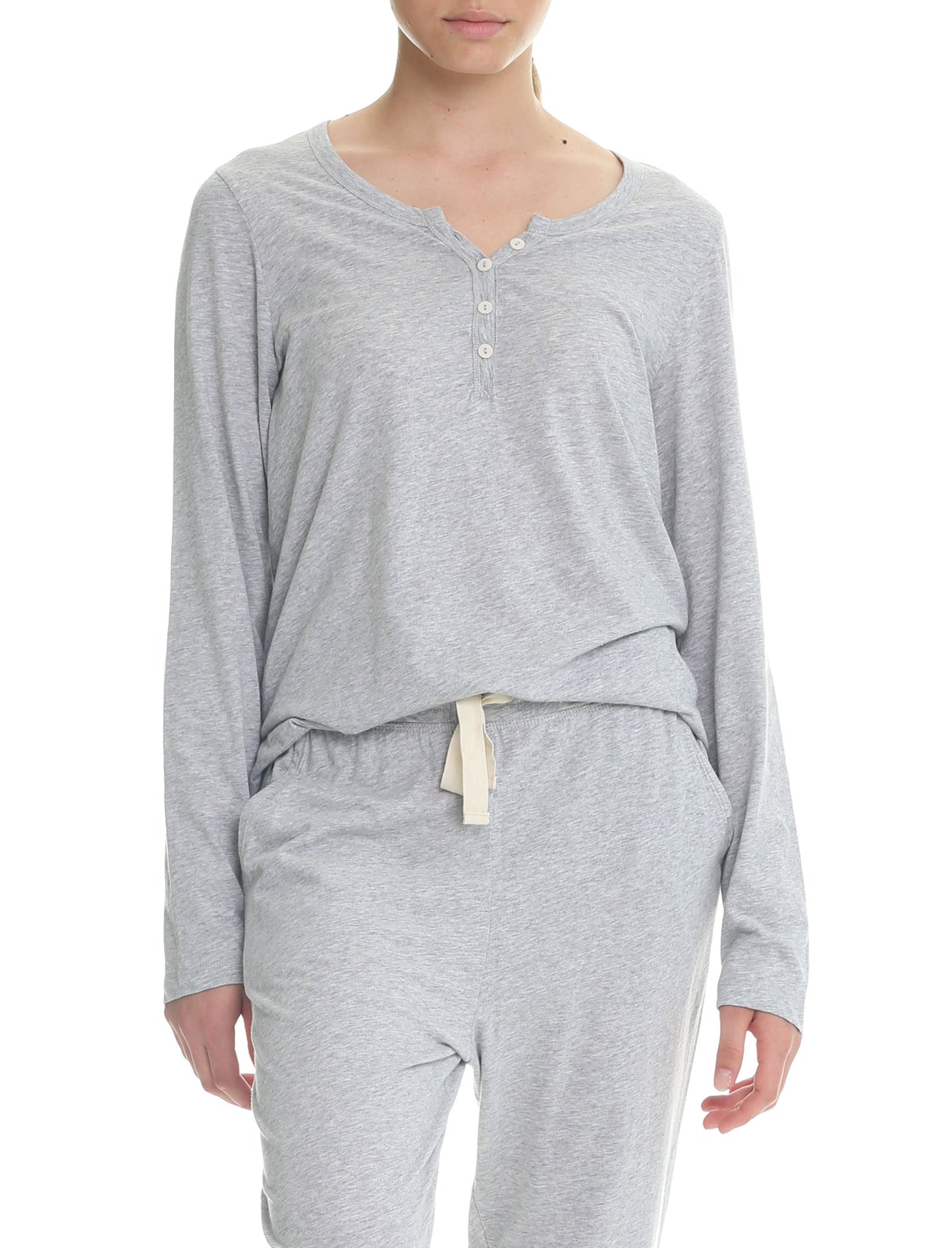 Organic Cotton Knit Henley