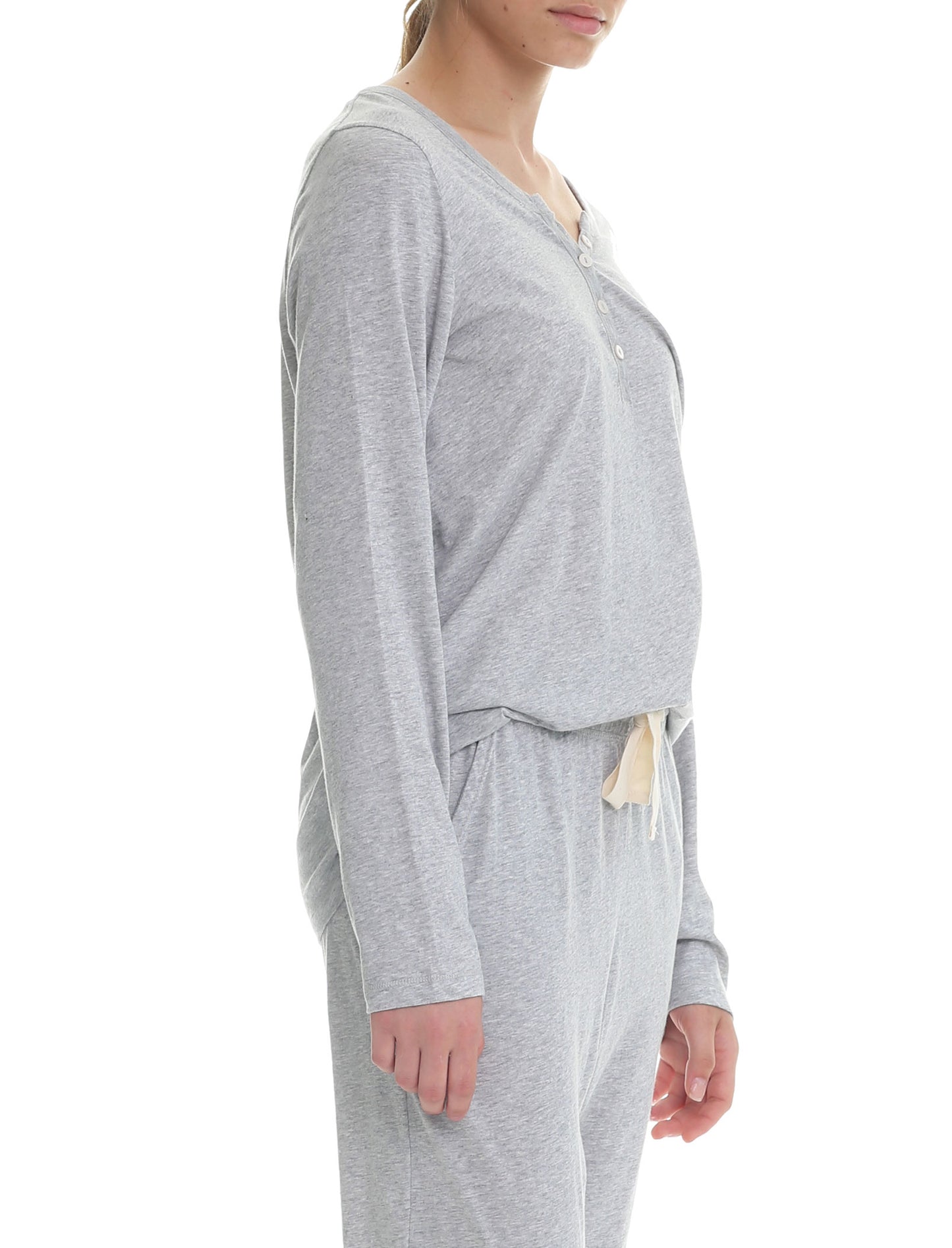 Organic Cotton Knit Henley