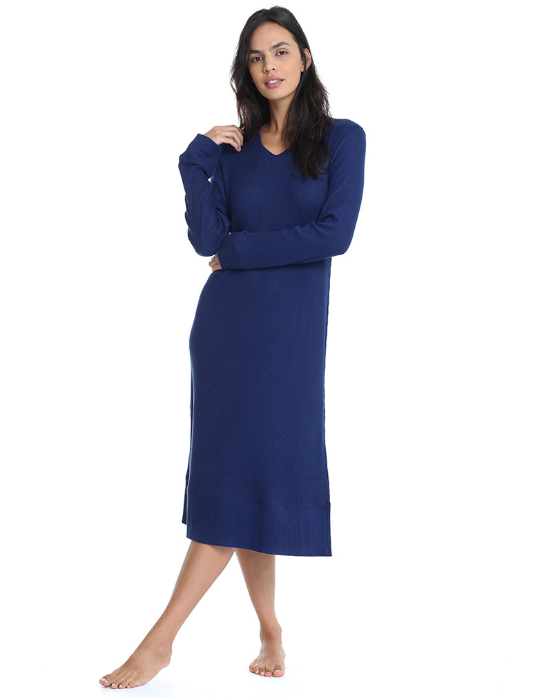 Soft Touch Rib Long Nightie