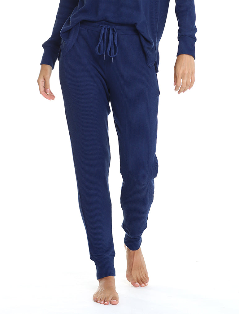 Soft Touch Rib Jogger Pant