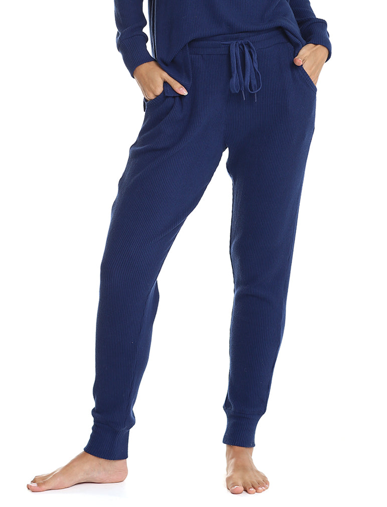 Soft Touch Rib Jogger Pant