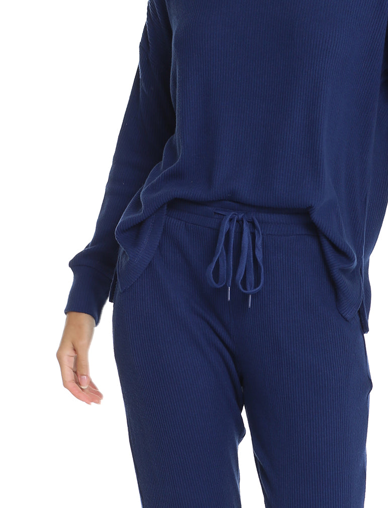 Soft Touch Rib Jogger Pant