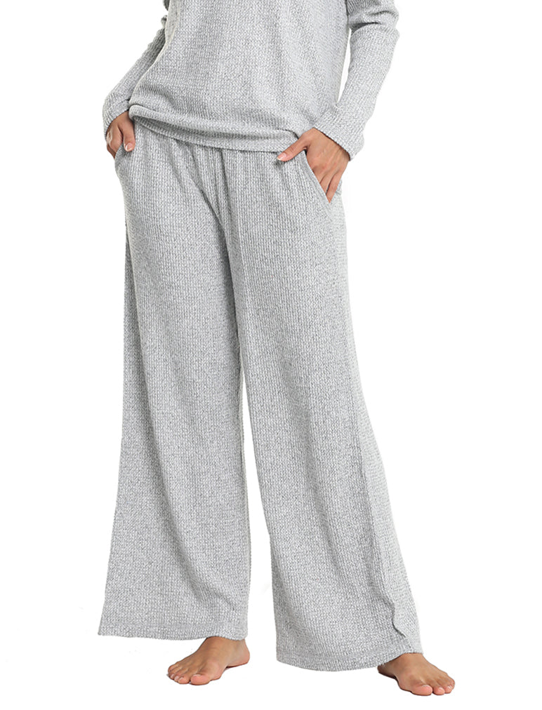 Super Soft Waffle Wide Leg