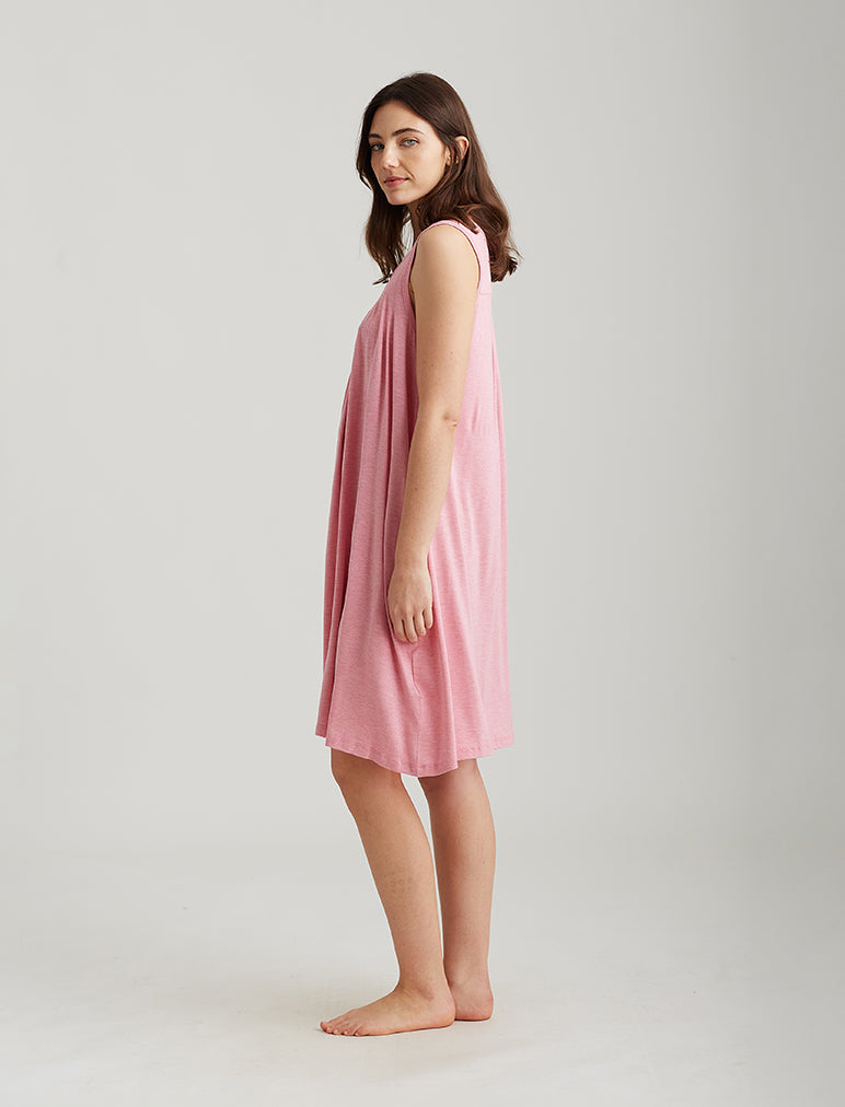 Kate Modal Soft Pleat Front Nightie