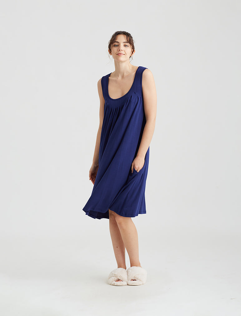 Kate Modal Soft Pleat Front Nightie