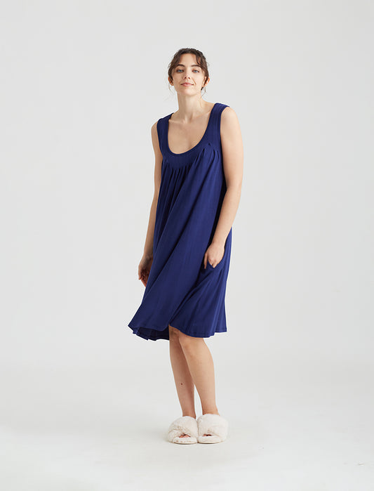 Kate Modal Soft Pleat Front Nightie
