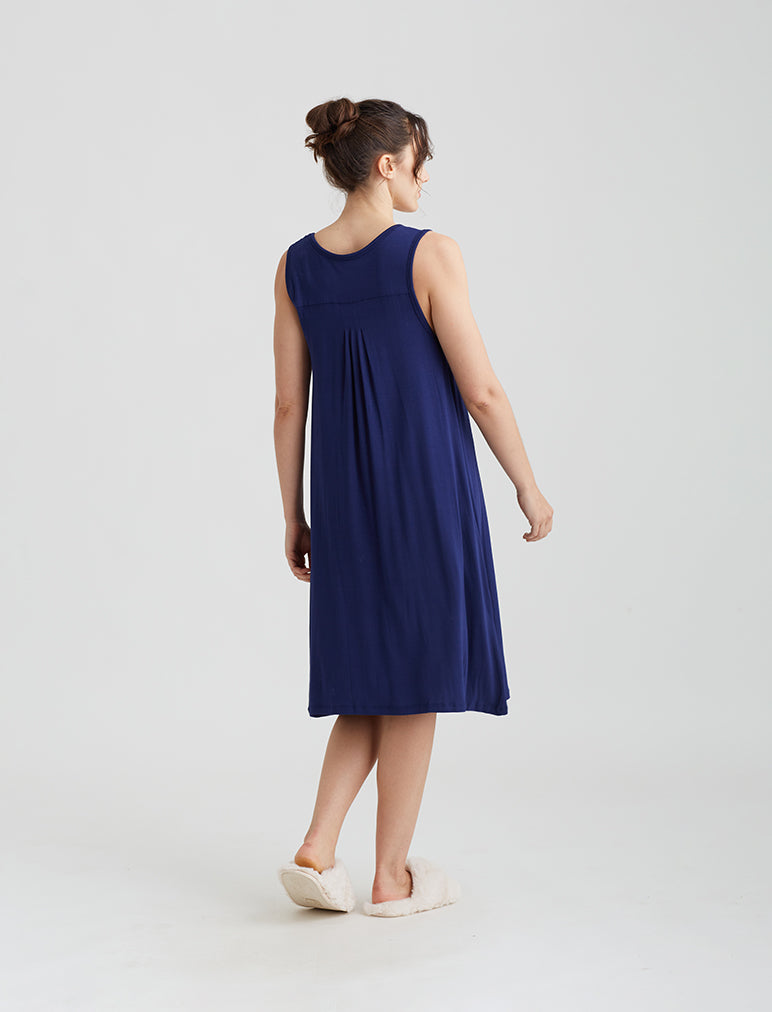 Kate Modal Soft Pleat Front Nightie