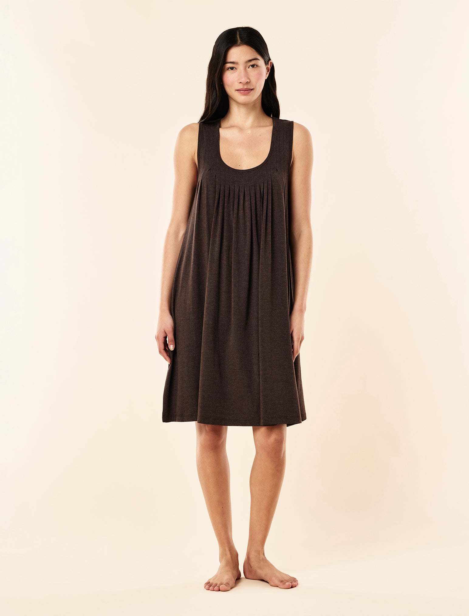 Kate Modal Soft Pleat Front Nightie