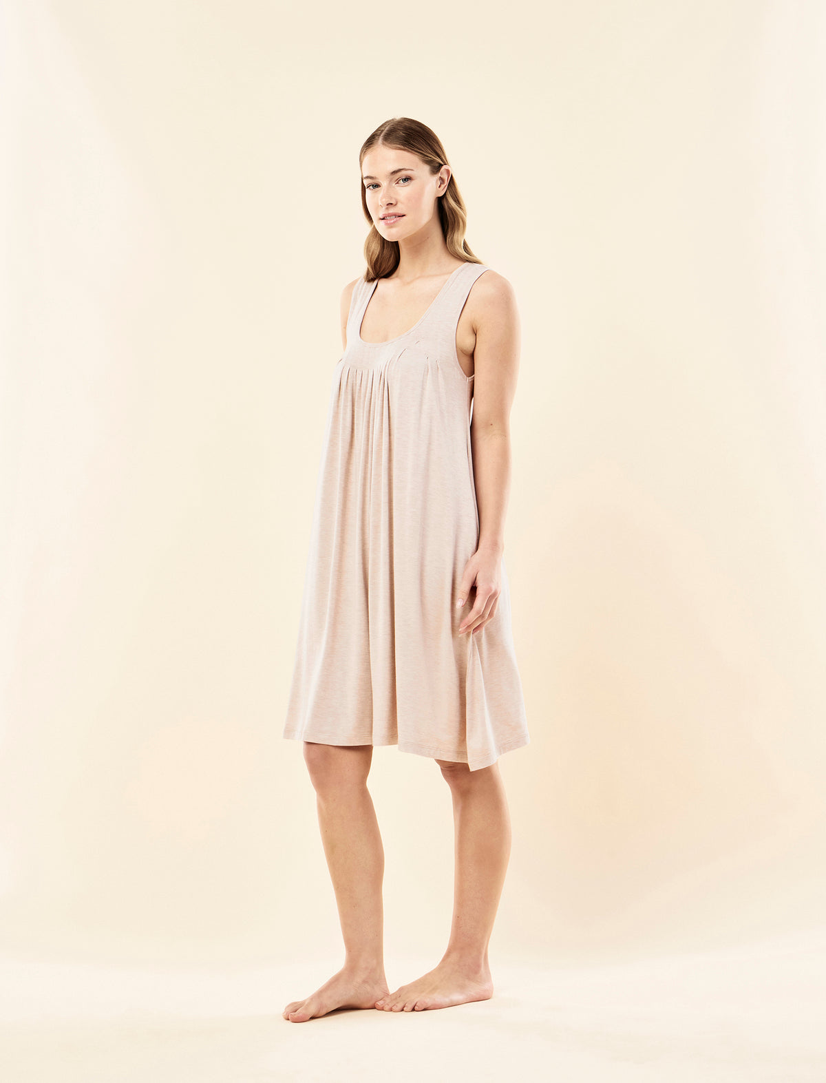 Kate Modal Soft Pleat Front Nightie