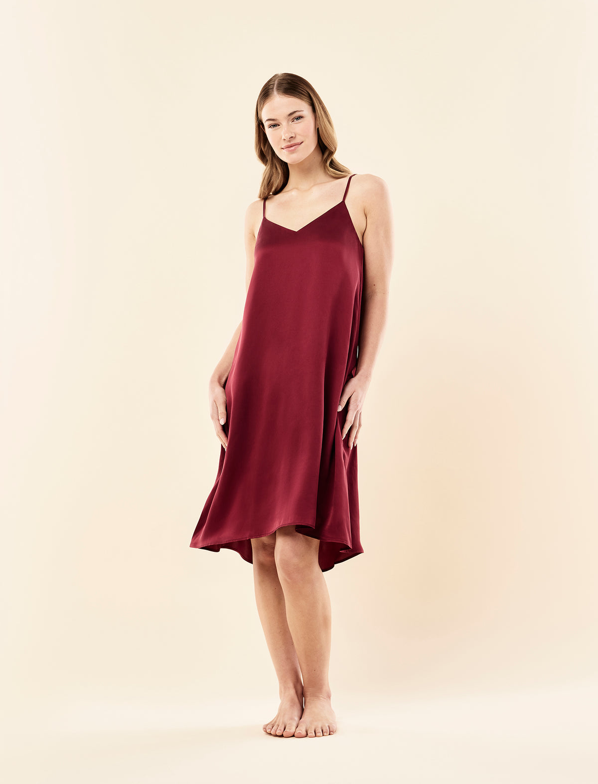 Audrey Washable Silk Slip Nightie