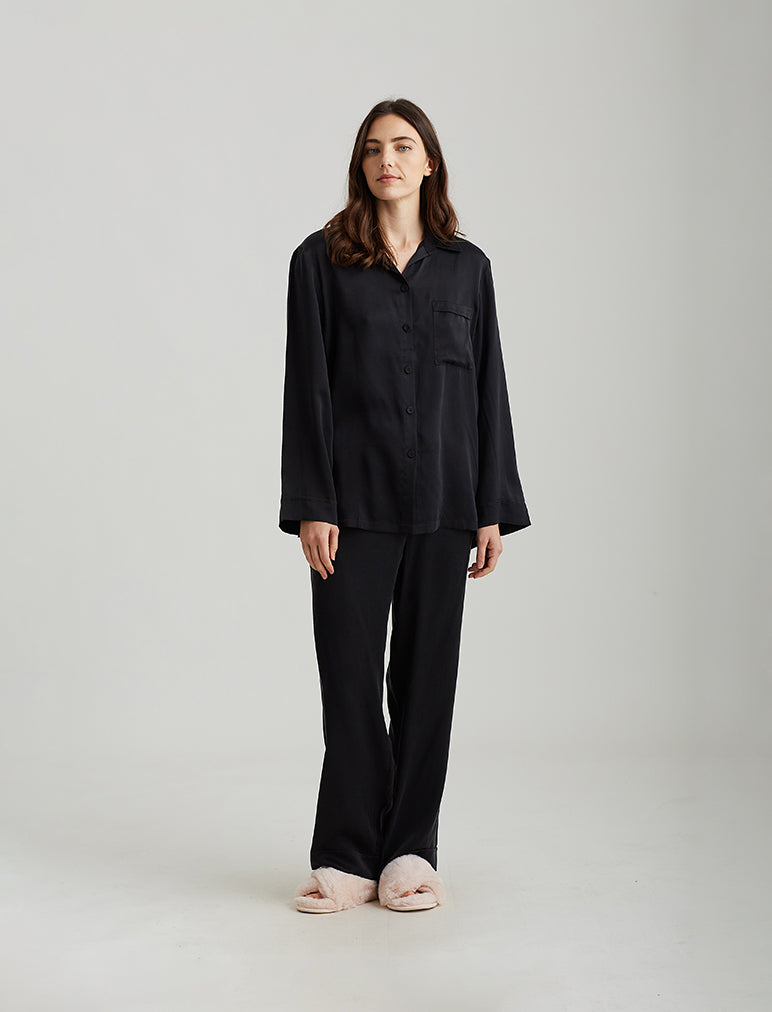 Audrey Washable Silk Full Length PJ