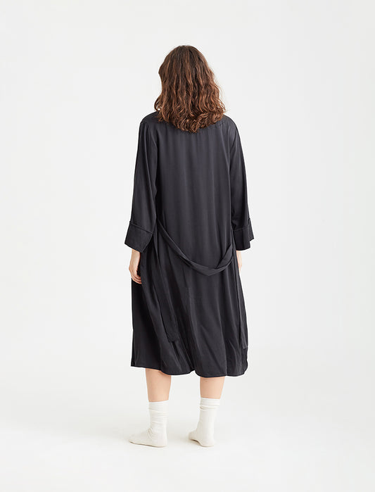 Audrey Silk Long Robe