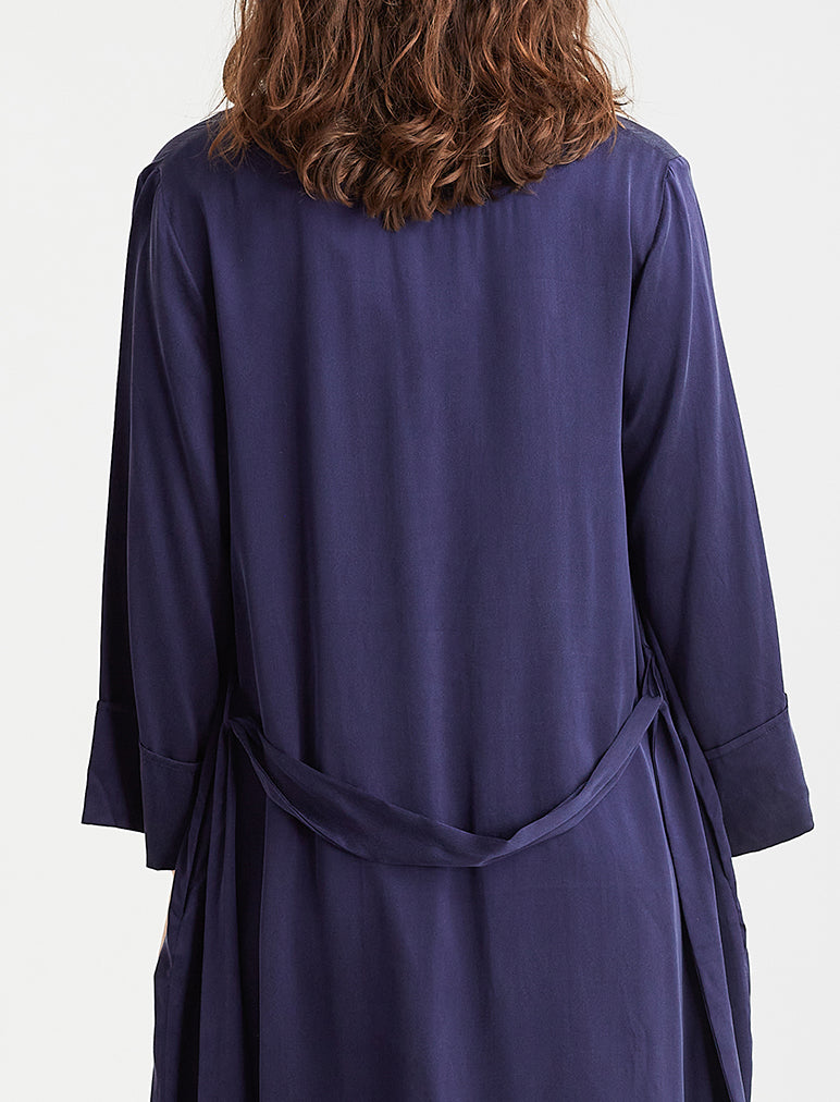 Audrey Silk Long Robe