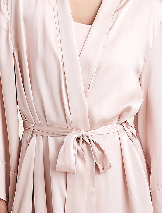 Audrey Silk Long Robe
