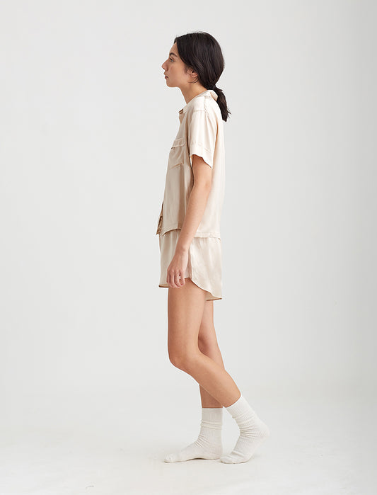 Audrey Silk Boxer PJ