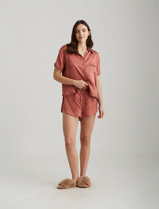 Audrey Silk Boxer PJ