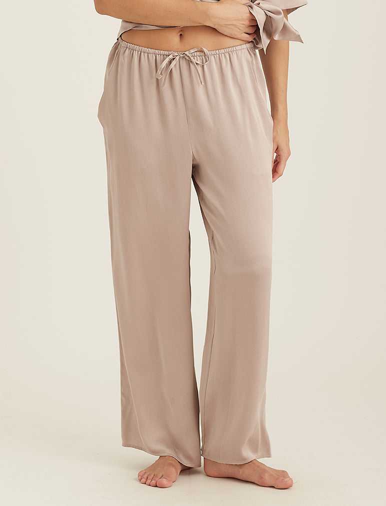 Audrey Washable Silk Wide Leg Pants