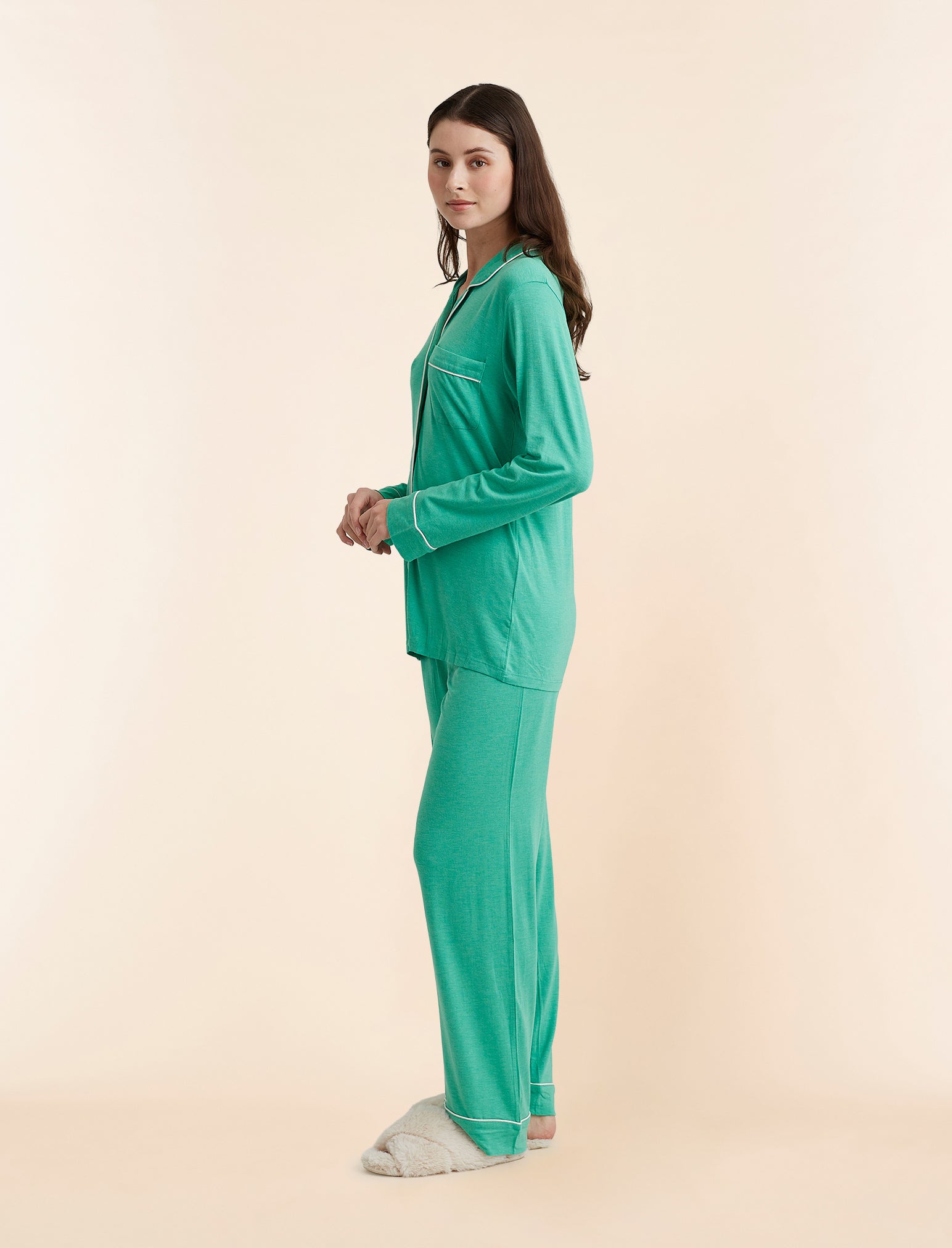 Kate Modal Soft Full Length PJ Set