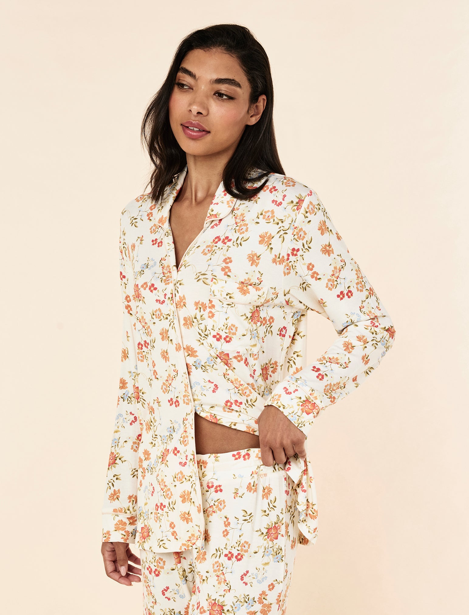 Kate Modal Soft Full Length PJ Set