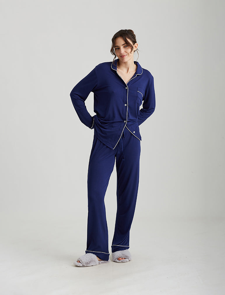 Kate Modal Soft Full Length PJ Set