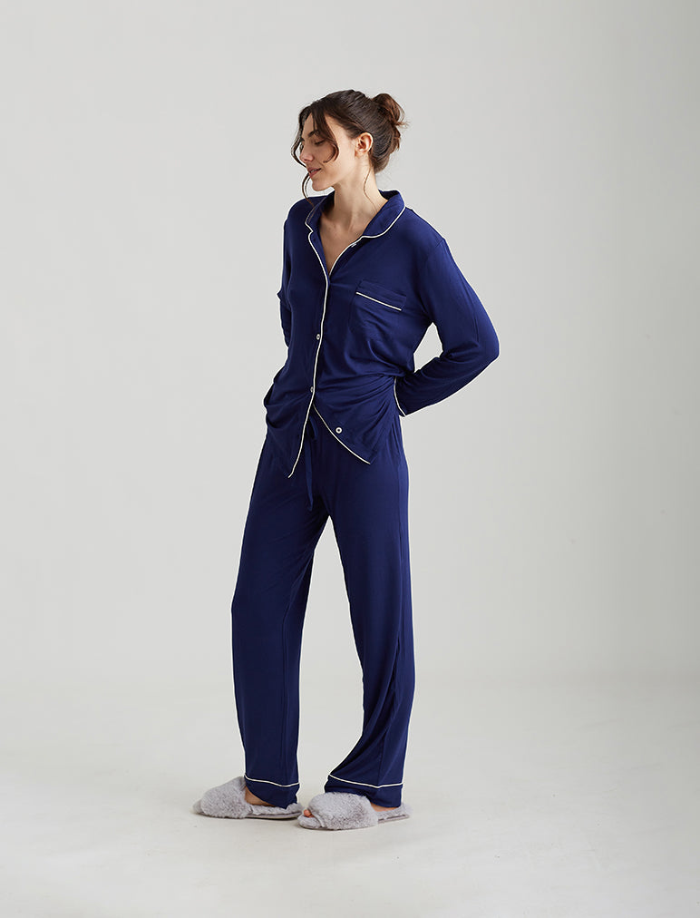 Kate Modal Soft Full Length PJ Set