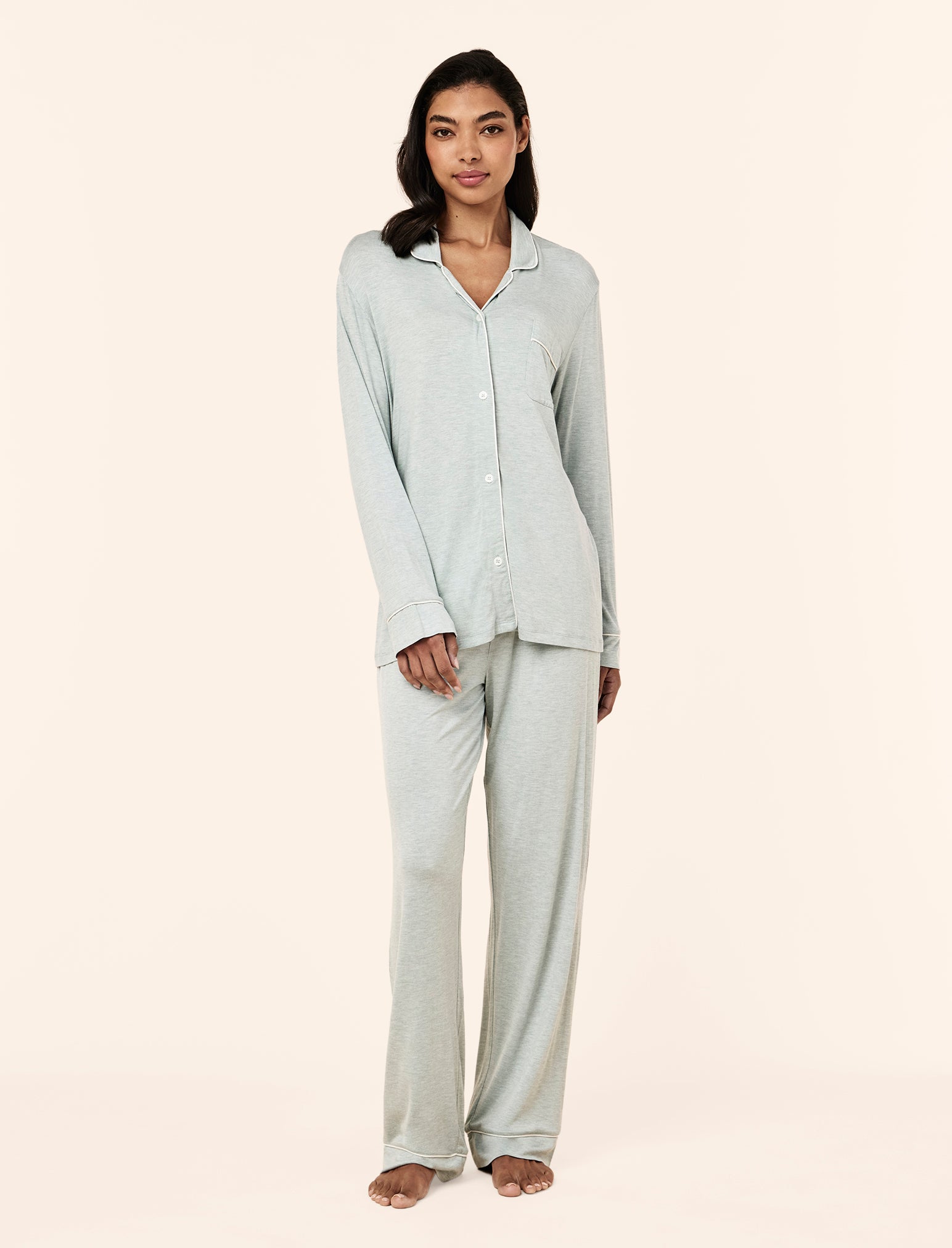Kate Modal Soft Full Length PJ Set