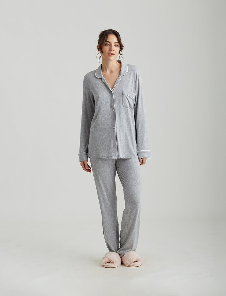 Kate Modal Soft Full Length PJ Set
