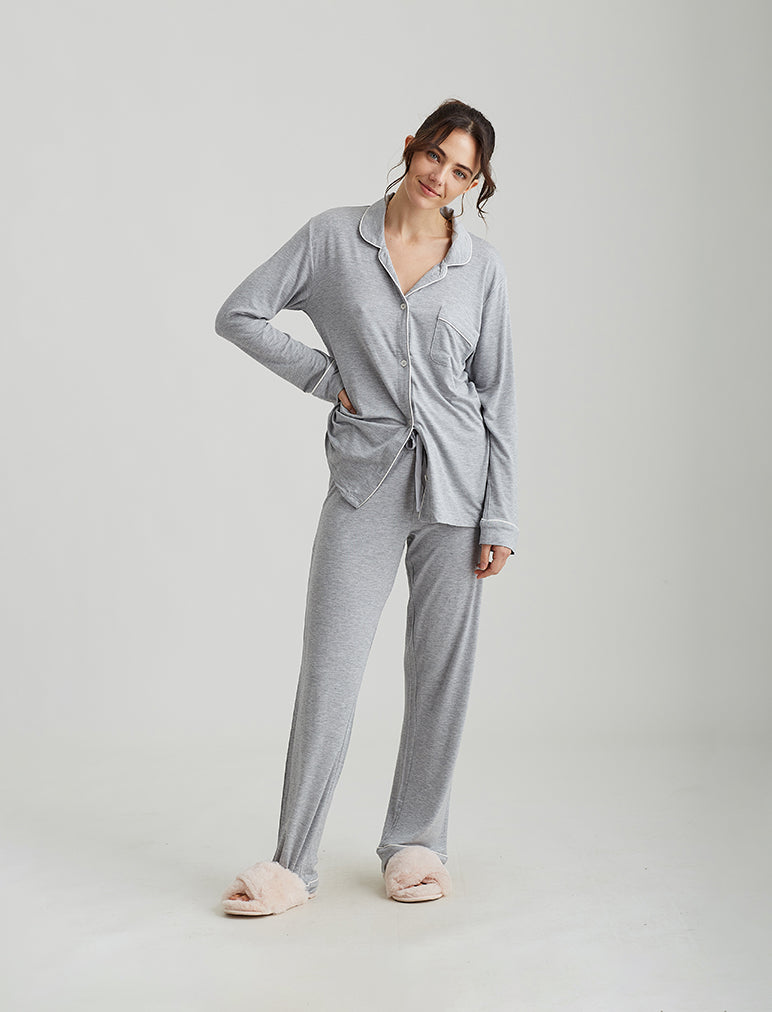 Kate Modal Soft Full Length PJ Set