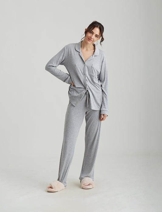 Kate Modal Soft Full Length PJ Set