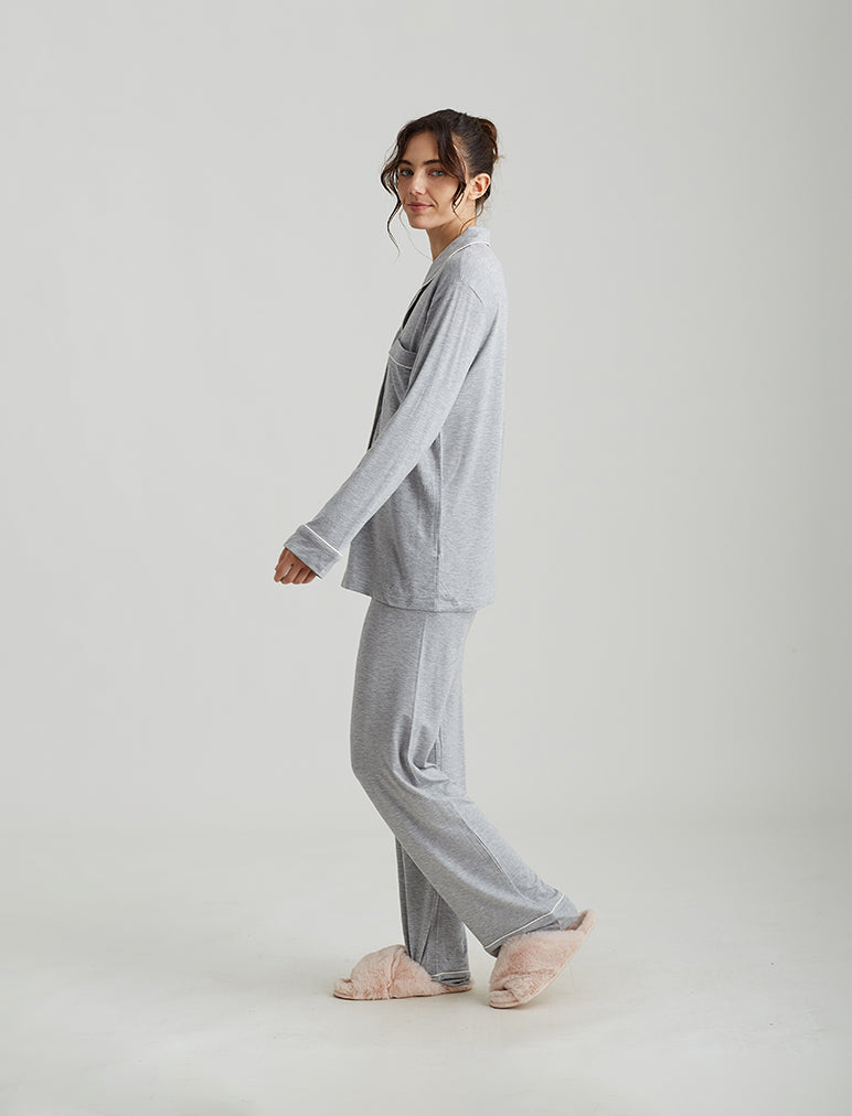Kate Modal Soft Full Length PJ Set